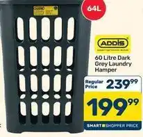 Pick n Pay Addis - dark grey laundry hamper offer