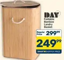 Pick n Pay Foldable bamboo landry basket offer