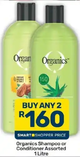 Pick n Pay Organics Shampoo or Conditioner Assorted offer