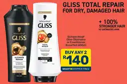 Pick n Pay Schwarzkopf GLISS Total Repair Regeneration Conditioner Assorted offer