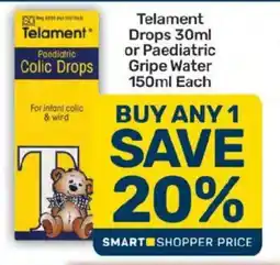 Pick n Pay Telament Drops or Paediatric Gripe Water offer