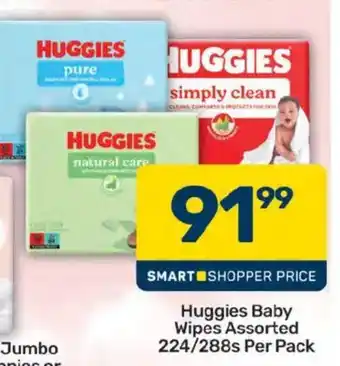 Huggies Baby Wipes Assorted
