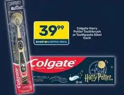 Pick n Pay Colgate - harry potter toothbrush or toothpaste offer