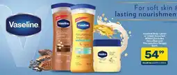 Pick n Pay Vaseline - body lotion or cream assorted offer