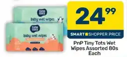 Pick n Pay PnP Tiny Tots Wet Wipes Assorted offer