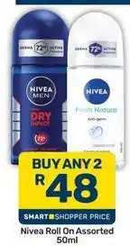 Pick n Pay Nivea - roll on offer