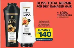 Pick n Pay Schwarzkopf - total repair for dry, damaged hair offer