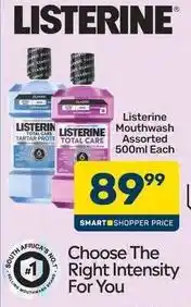 Pick n Pay Listerine - mouthwash offer
