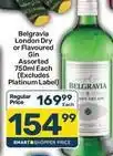 Pick n Pay Platinum - london dry or flavoured gin offer