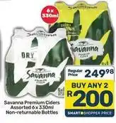 Pick n Pay Savanna - premium ciders offer