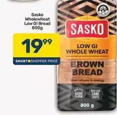 Pick n Pay Sasko - wholewheat low gi bread offer