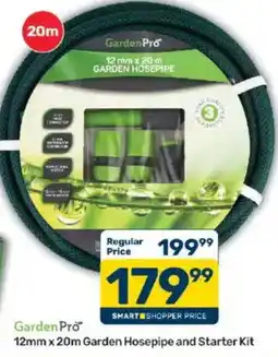Pick n Pay Garden Pro 12mm x 20m Garden Hosepipe and Starter Kit offer