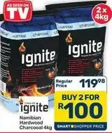 Pick n Pay Hypermarket Namibian hardwood charcoal 4kg offer