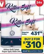 Pick n Pay Hypermarket Toilet paper 2ply 350s 24s offer
