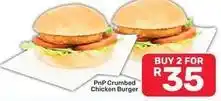 Pick n Pay Hypermarket Crumbed chicken burger offer