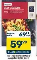 Pick n Pay Hypermarket Beef lasagne offer