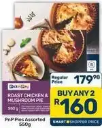Pick n Pay Hypermarket Pick n pay - roast chicken & mushroom pie offer