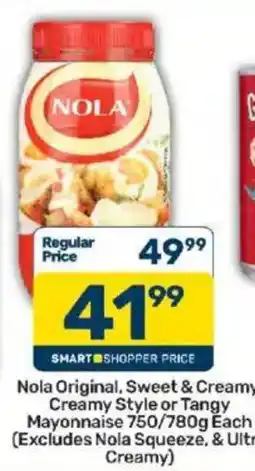 Pick n Pay Nola Original, Sweet & Creamy Mayonnaise offer
