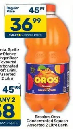 Pick n Pay Brookes Oros Concentrated Squash Assorted offer