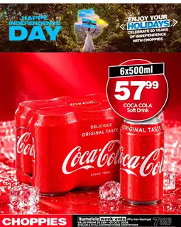 Choppies Coca Cola Soft Drink offer