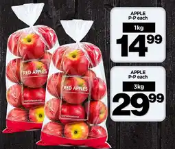 Choppies RED APPLES offer