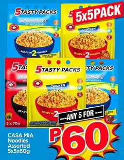 Choppies CASA MIA Noodles Assorted offer