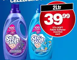 Choppies STA SOFT Fabric Softener Assorted offer