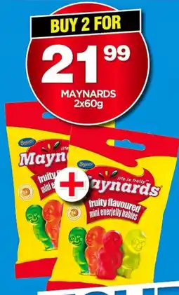 Choppies Maynards fruity flavoured mini enerjelly babies offer