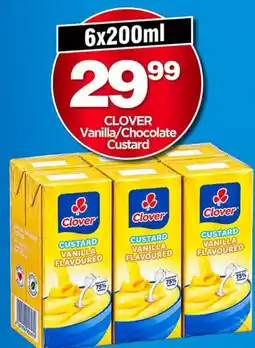 Choppies Clover Custard Vanilla Flavoured offer