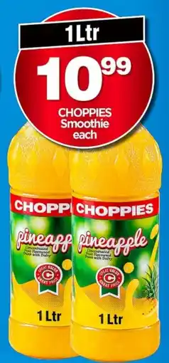 Choppies Choppies Smoothie Pineapple offer