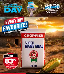 Choppies CHOPPIES Super Maize Meal offer