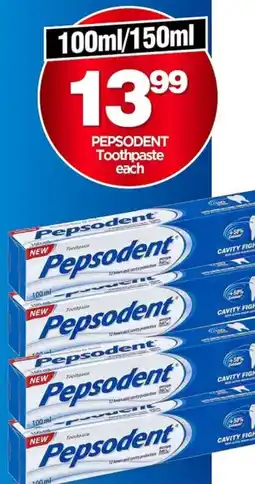 Choppies Pepsodent Toothpaste offer
