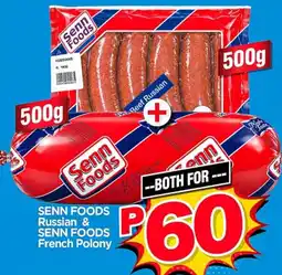 Choppies SENN FOODS Russian & SENN FOODS French Polony offer