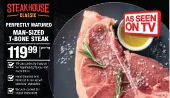 Checkers Steakhouse Classic Man-Sized T-Bone Steak offer