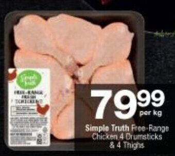 Checkers Simple Truth Free-Range Chicken 4 Drumsticks & 4 Thighs offer