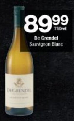 Checkers De Grendel Sauvignon Blanc 750ml offer