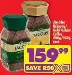 Shoprite Jacobs - gold instant coffee offer