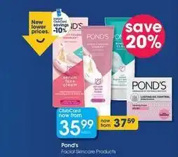 Clicks Pond's - facial skincare products offer