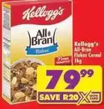 Shoprite Kellogg's - all bran flakes cereal offer