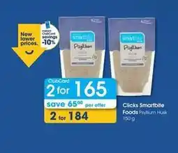 Clicks Clicks - psyllium husk offer