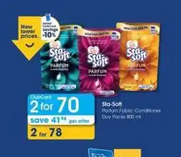 Clicks Sta-soft - parfum fabric conditioner doy packs offer
