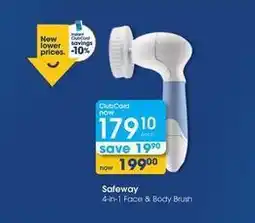 Clicks Safeway - 4-in-1 face & body brush offer