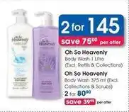 Clicks Oh so heavenly - body wash offer