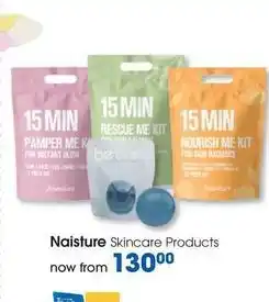 Clicks Pamper - 15 min me kit, 15 min rescue me kit, 15 min nourish me kit offer