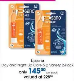 Clicks Day and night lip care 5 g variety 2-pack offer