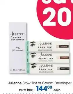 Clicks Brow tint or cream developer offer