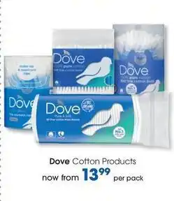 Clicks Dove - cotton products offer