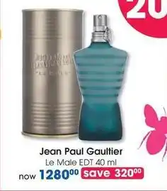 Clicks Le male edt offer