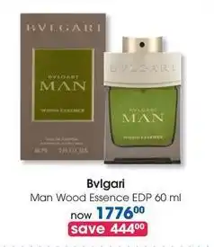 Clicks Man wood essence edp offer