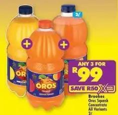 Shoprite Brookes - oros squash concentrate offer